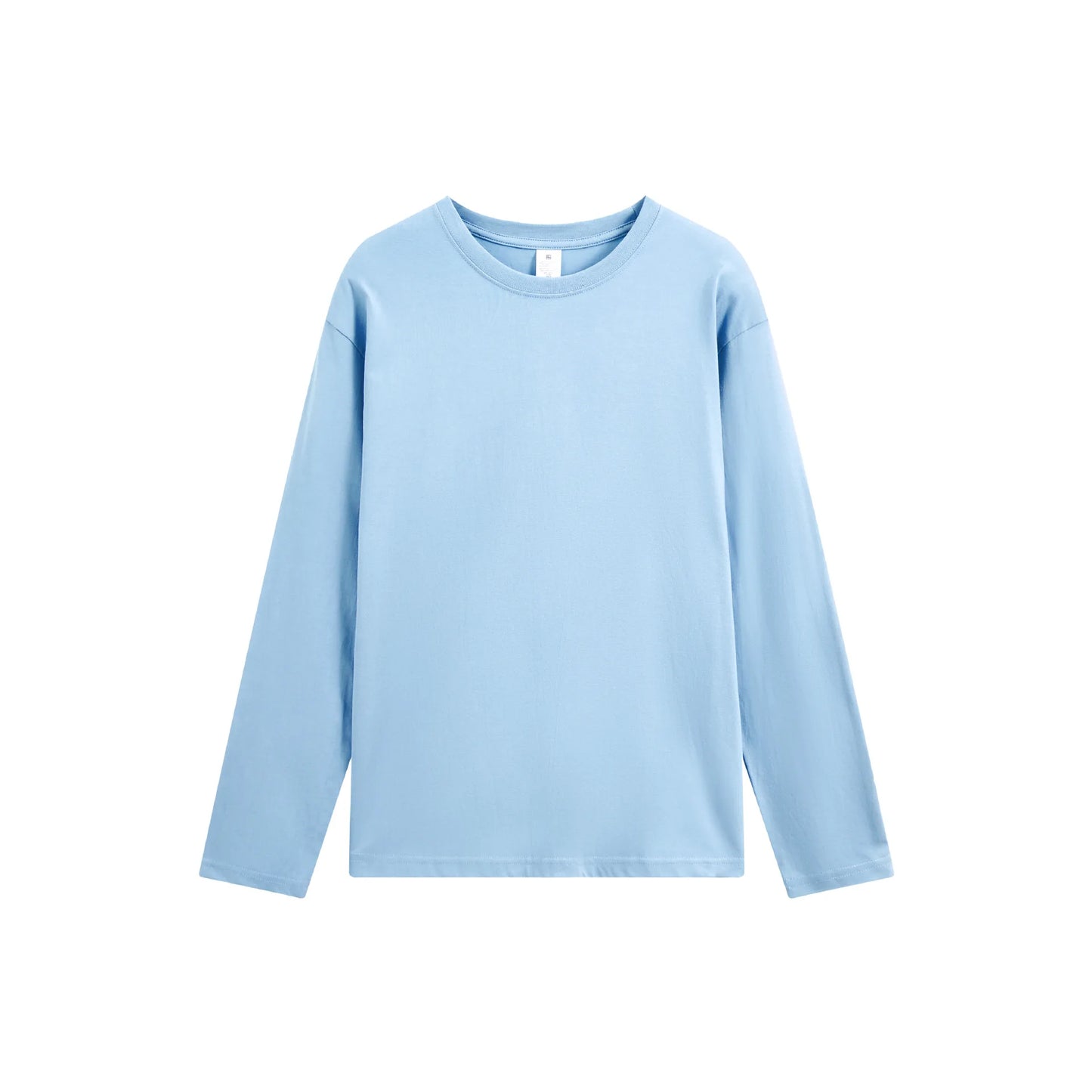 MRMT 2025 Brand New 220g Cotton Men's Long-sleeved T-shirt Loose Pure White Sweater Bottoming Shirt Autumn Clothes Men Clothing