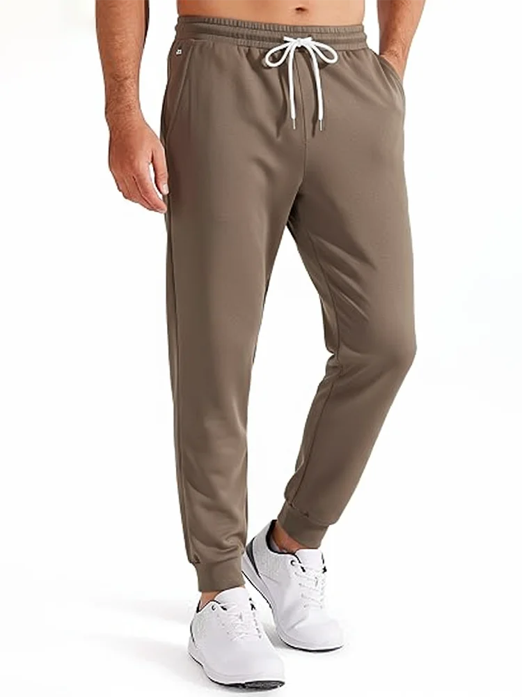 65% Cotton Twill Baggy Casual Jogger Pants Men 380g Anti-wrinkle Work Wear Trousers Outdoor Sport Sweatpants Breathable Knitted